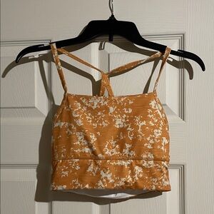 Prana Gold/Orange and White Floral Camisole-never worn